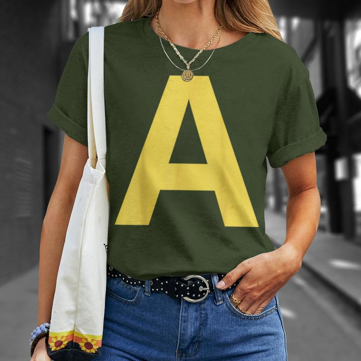 Letter A Chipmunk Christmas Thanksgiving Costume T-Shirt Gifts for Her