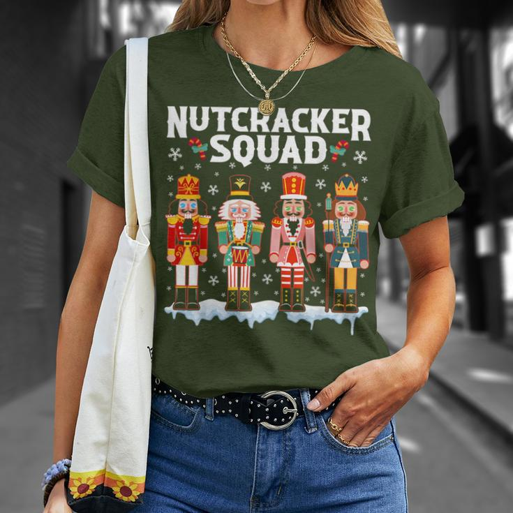 Nutcracker Squad Holiday Christmas Xmas Pajama T-Shirt Gifts for Her