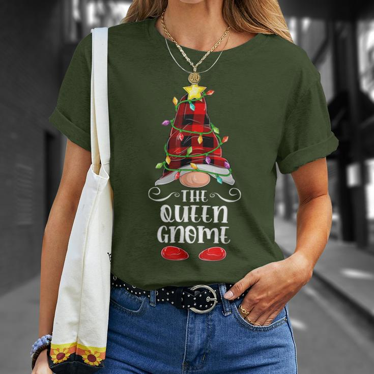 The Queen Gnome Matching Family Group Christmas Gnome T-Shirt Gifts for Her