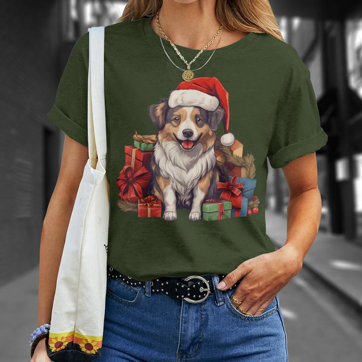 Romanian Mioritic Shepherd Christmas Cute Dog Puppy T-Shirt Gifts for Her