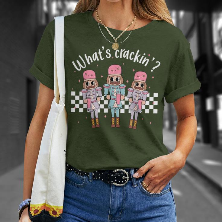 What’S Crackin' Nutcracker Stanley Tumbler Christmas Xmas T-Shirt Gifts for Her