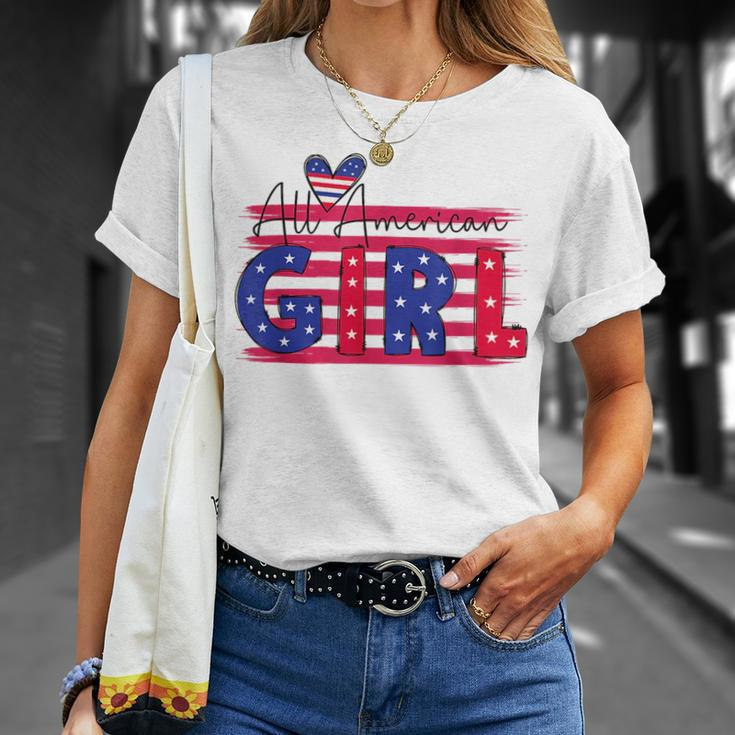 All American Girls 4Th Of July Daughter Unisex T-Shirt Gifts for Her
