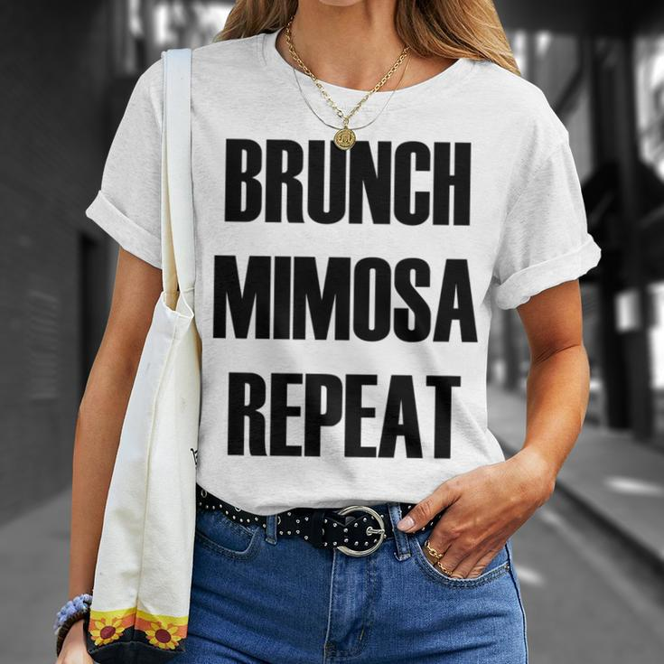Brunch Mimosa Repeat Popular Quote T-Shirt Gifts for Her