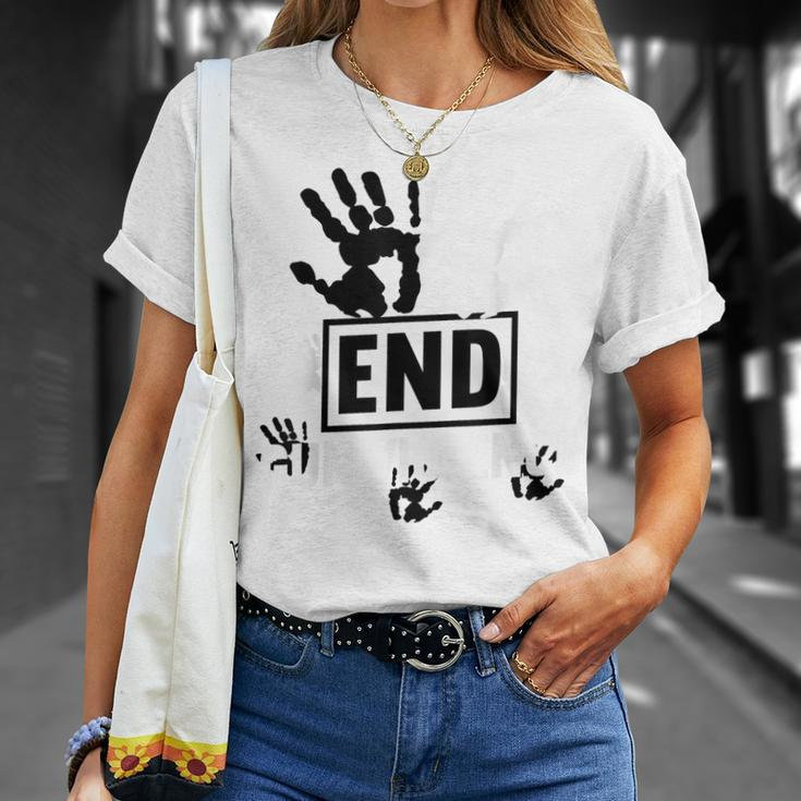 Enough End Gun Violence Awareness Day In June Wear Orange Unisex T-Shirt Gifts for Her