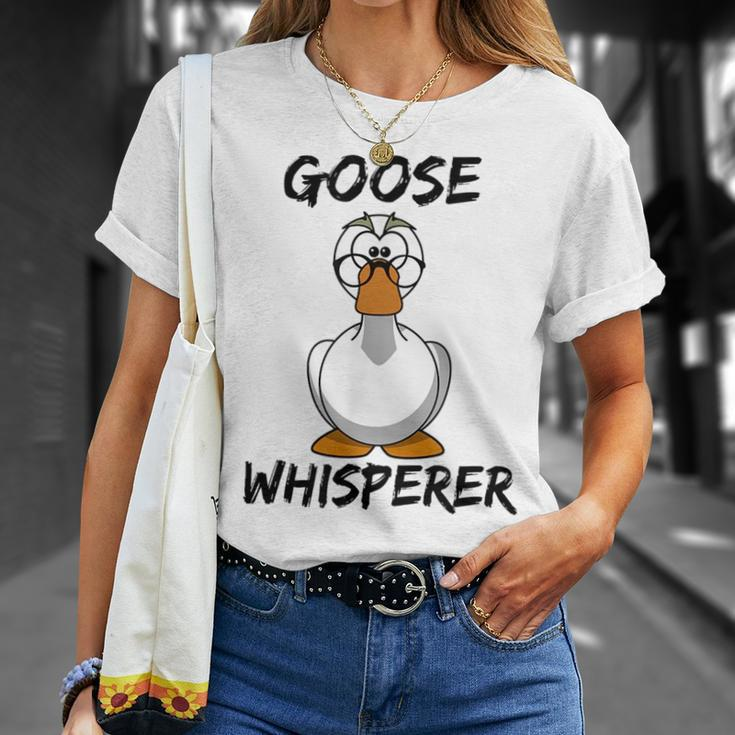 Goose Whisperer - Geese Hunting Stocking Stuffer Gifts Unisex T-Shirt Gifts for Her