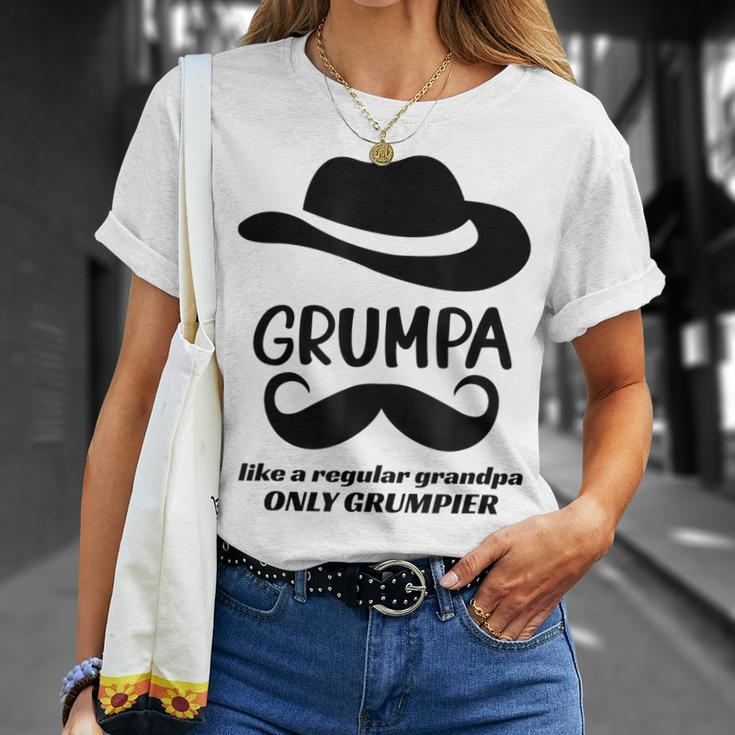 Grumpa Grumpy Old Grandpa Funny Best Grandfather Gift For Mens Unisex T-Shirt Gifts for Her