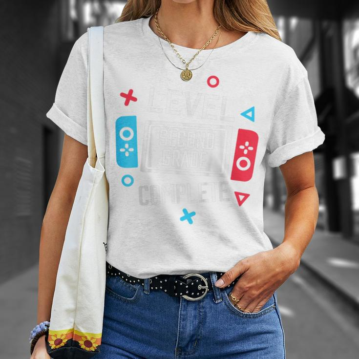 Kids Level 2Nd Grade Complete Video Game Happy Last Day Of School Unisex T-Shirt Gifts for Her