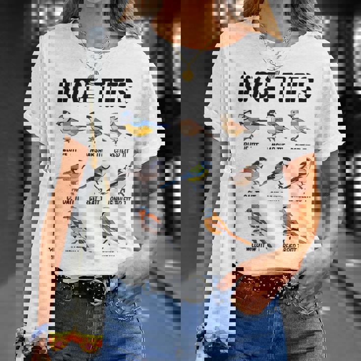 Nice Tits Bird Lover Birdwatching Bird Whisperer Binoculars Unisex T-Shirt Gifts for Her Nice Tits Bird Lover Birdwatching Bird Whisperer Binoculars Unisex T-Shirt Gifts for Her