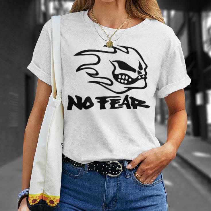 No Fear Just Fearless 90'S Retro Skater N Nostalgia Fire T-Shirt