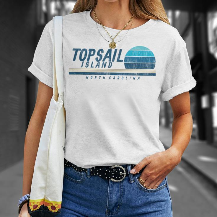 Topsail Island Nc Summertime Vacationing 80S 80S Vintage Designs Funny Gifts Unisex T-Shirt Gifts for Her