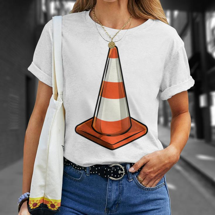 Traffic Cone Lazy Halloween Costume Easy Last Minute T-Shirt Gifts for Her