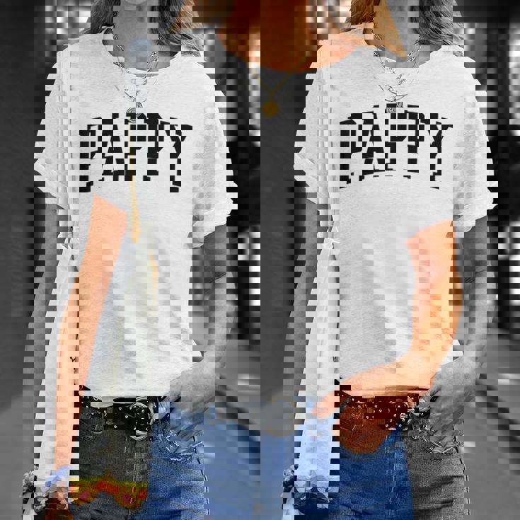 Varsity Pappy Unisex T-Shirt Gifts for Her Varsity Pappy Unisex T-Shirt Gifts for Her