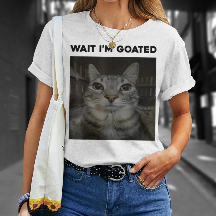 Wait I'm Goated Funny Meme T-Shirt