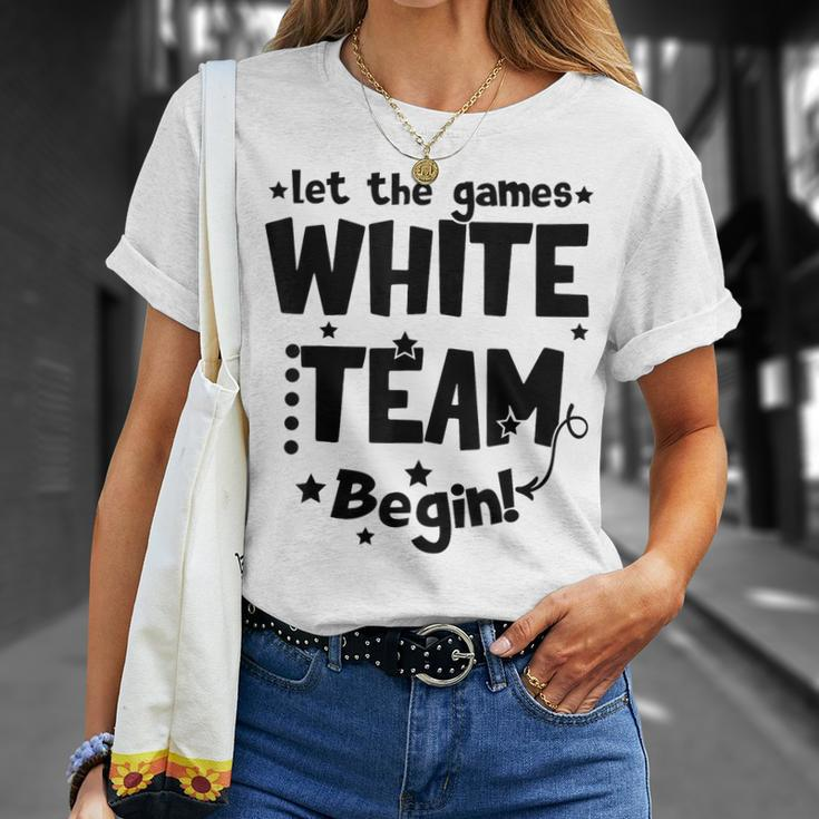 White Team Let The Games Begin Field Trip Day Unisex T-Shirt Gifts for Her