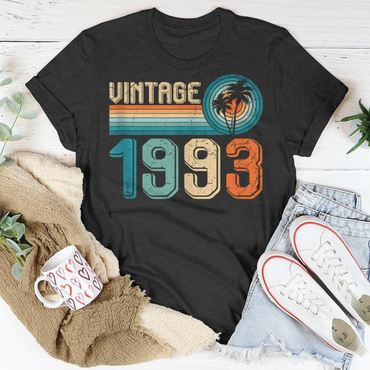 30 Year Old Gift Vintage Born In 1993 30Th Birthday Retro Unisex T-Shirt Unique Gifts