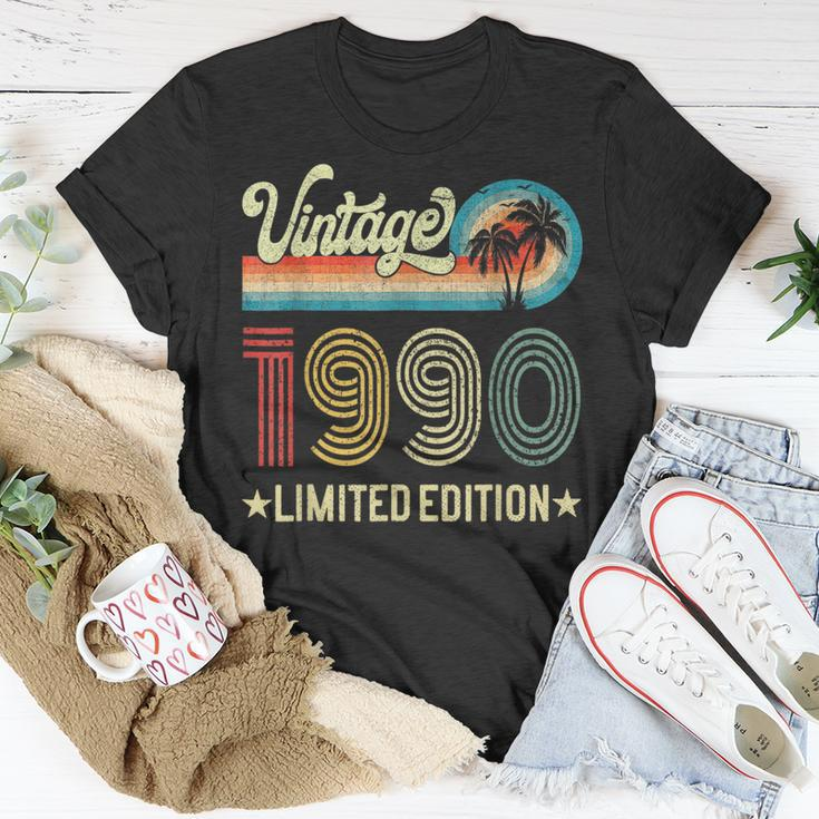 33 Years Old Vintage 1990 Limited Edition 33Rd Birthday Unisex T-Shirt Unique Gifts