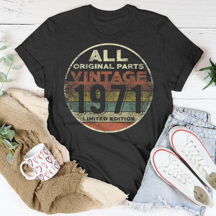 50 Years Old Gift Vintage 1971 Limited Edition 50Th Birthday Unisex T-Shirt Unique Gifts