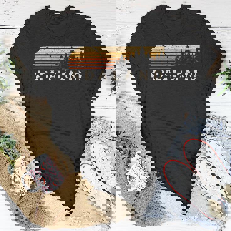 Adaland Wv Vintage Evergreen Sunset Eighties Retro T-Shirt Unique Gifts Adaland Wv Vintage Evergreen Sunset Eighties Retro T-Shirt Unique Gifts