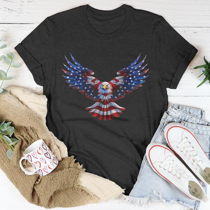American Eagle Flag Usa 4Th Of July Unisex T-Shirt Unique Gifts