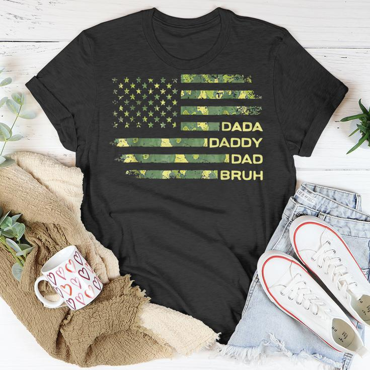 American Flag Usa Dada Daddy Bruh Fathers Day Unisex T-Shirt Unique Gifts