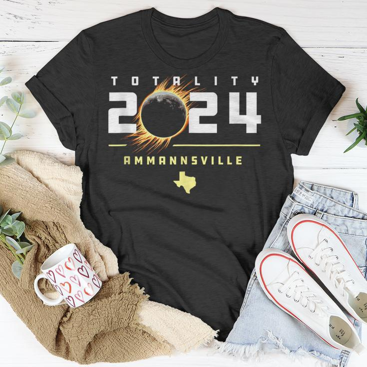 Ammannsville Texas 2024 Total Solar Eclipse T-Shirt Unique Gifts