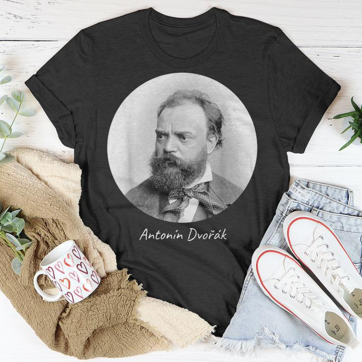 Antonin Dvorak Composer Portrait T-Shirt Unique Gifts