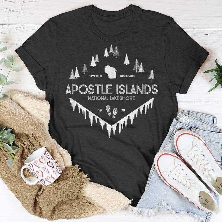 Apostle Islands National Lakeshore Ice Caves Wisconsin T-Shirt Unique Gifts