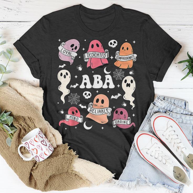 Applied Behavior Analysis Aba Halloween Spooky Cute Ghosts T-Shirt Unique Gifts