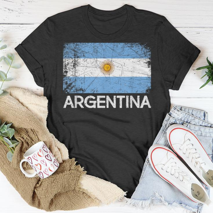 Argentinian Flag Vintage Made In Argentina T-Shirt Unique Gifts