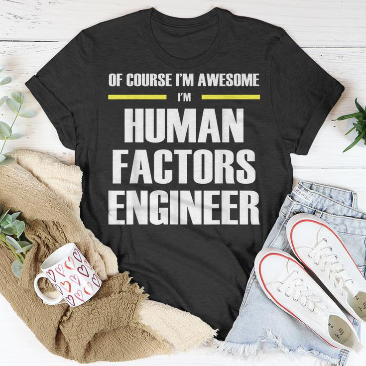 Awesome Human Factors Engineer T-Shirt Unique Gifts
