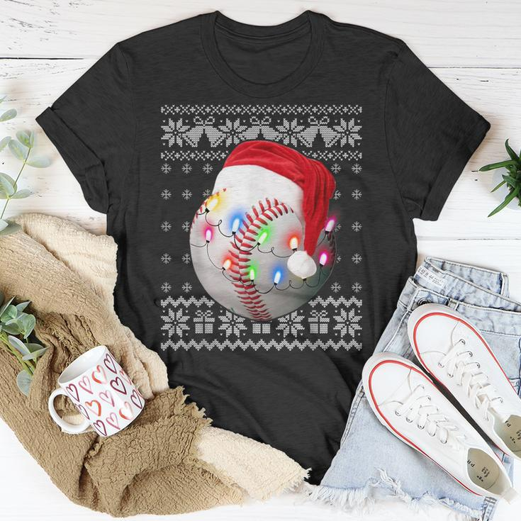 Baseball Christmas Ugly Christmas Sweater T-Shirt Unique Gifts