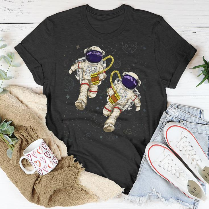 Beer Funny Astronauts Beer Drinking Scientist Outer Space Science Unisex T-Shirt Unique Gifts