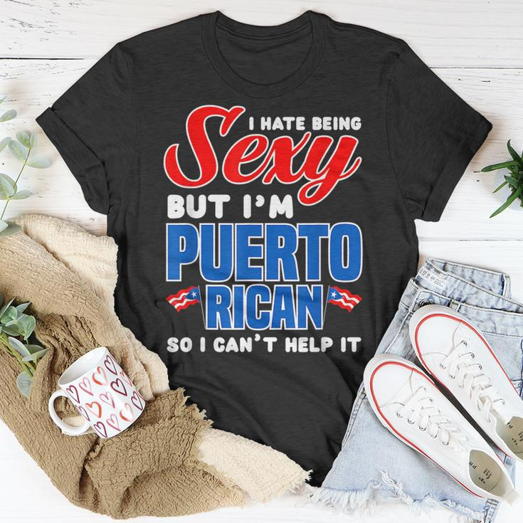 Being Sexy Puerto Rican Flag Pride Puerto Rico Unisex T-Shirt Unique Gifts