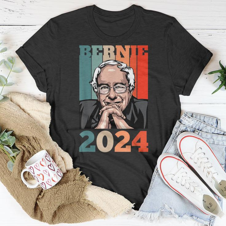 Bernie Sanders For President 2024 Feel The Bern Progressive Unisex T-Shirt Unique Gifts