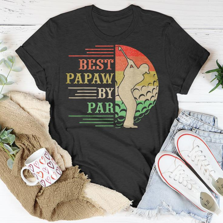 Best Papaw By Par Fathers Gifts Golf Lover Golfer Unisex T-Shirt Unique Gifts