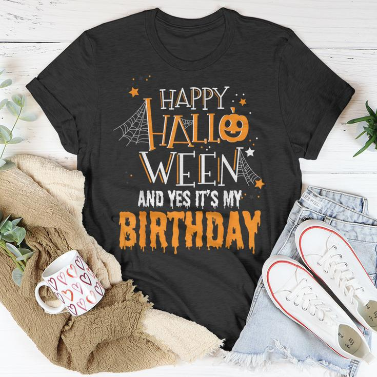 Birthday Halloween Halloween Birthday T-Shirt Unique Gifts