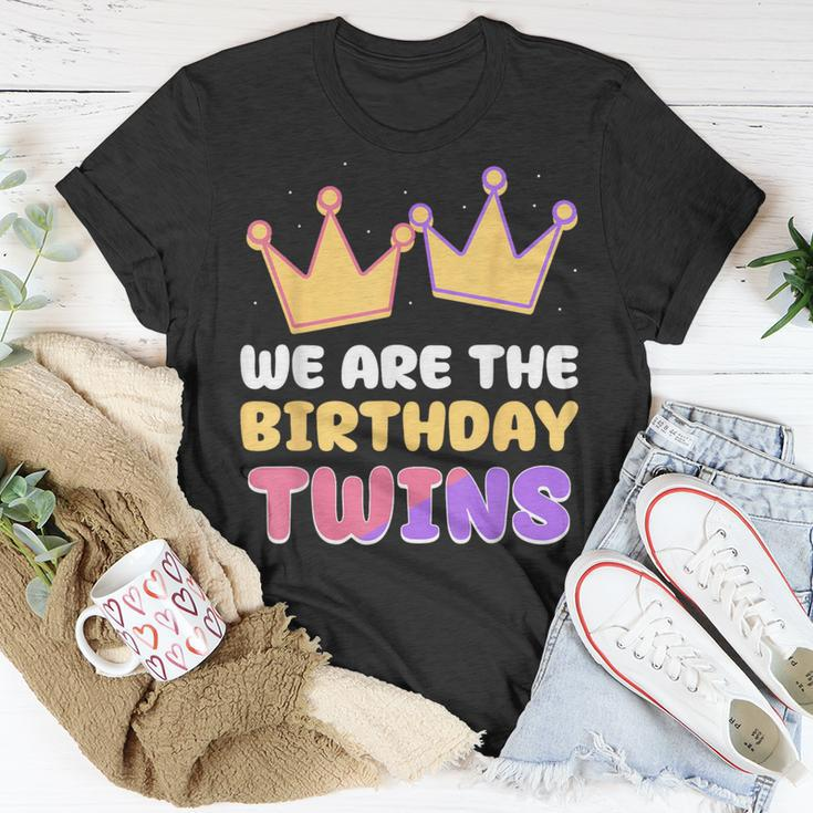 We Are The Birthday Twins Cute Celebrate Twin T-Shirt Unique Gifts