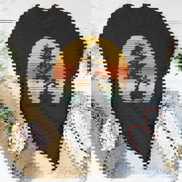 Bonsai Tree Vintage Japanese Bonsai Tree Sun T-Shirt Unique Gifts