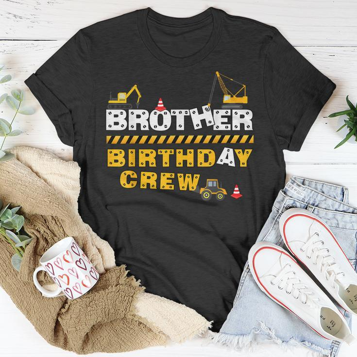 Brother Birthday Crew Construction Birthday Party T-shirt Personalized Gifts