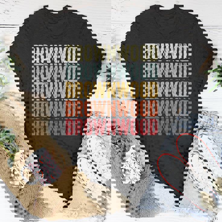 Brownwood Texas Brownwood Tx Retro Vintage Text T-Shirt Unique Gifts