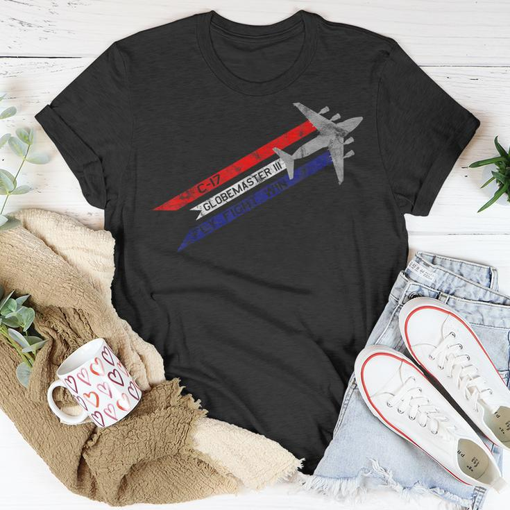 C-17 Globemaster Iii Military Transport Fly Fight Win T-Shirt Unique Gifts