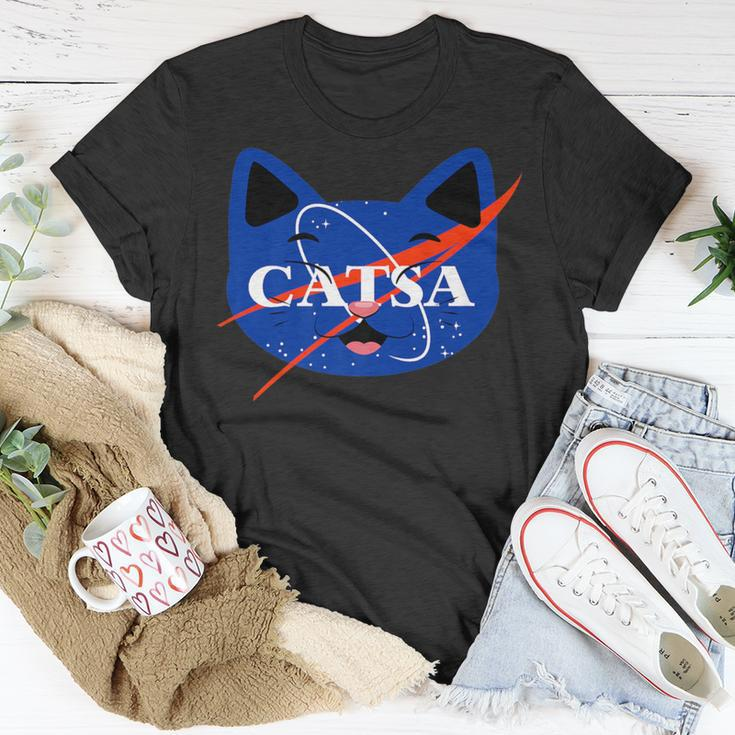 Catsa Space For Cat Lovers And Fans Of Felines T-Shirt Unique Gifts