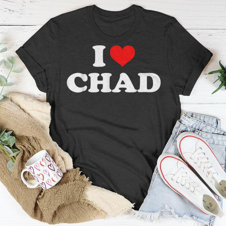 Chad I Heart Chad I Love Chad T-Shirt Unique Gifts