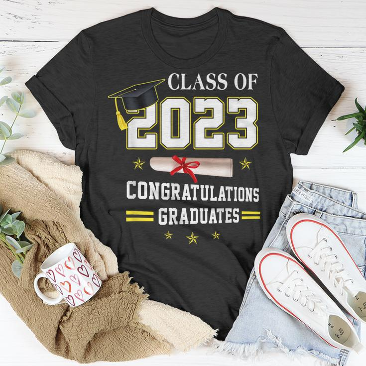 Class Of 2023 Congratulations Graduates Graduation Student Unisex T-Shirt Unique Gifts