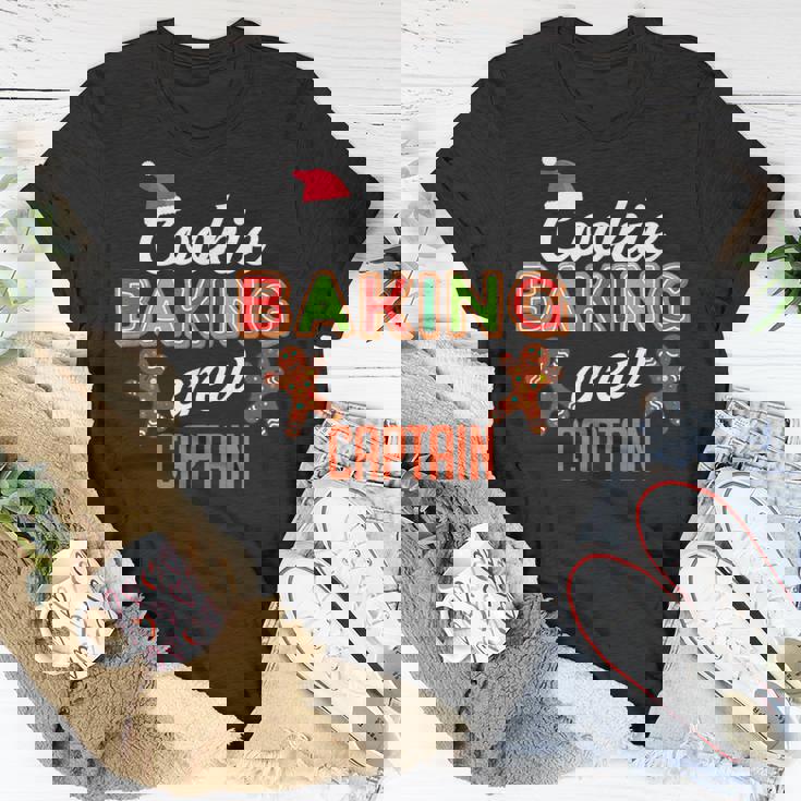 Cookie Baking Crew Captain Holiday Bake Cooks Cooking T-Shirt Unique Gifts Cookie Baking Crew Captain Holiday Bake Cooks Cooking T-Shirt Unique Gifts