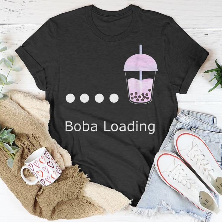 Cute Boba Milk Tea Loading Kawaii Pastel Aesthetic Unisex T-Shirt Unique Gifts