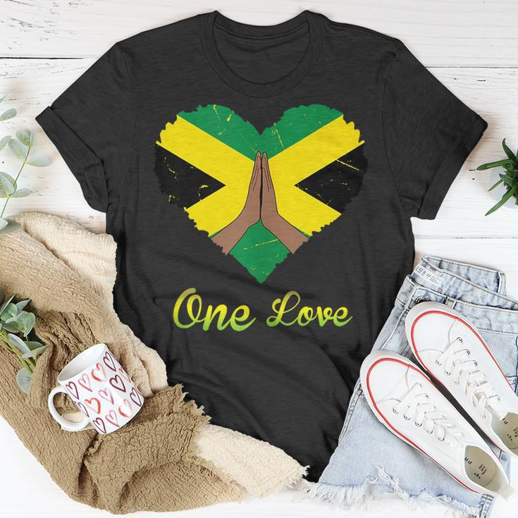 Cute Jamaican One Love Meditation Meditation Funny Gifts Unisex T-Shirt Unique Gifts