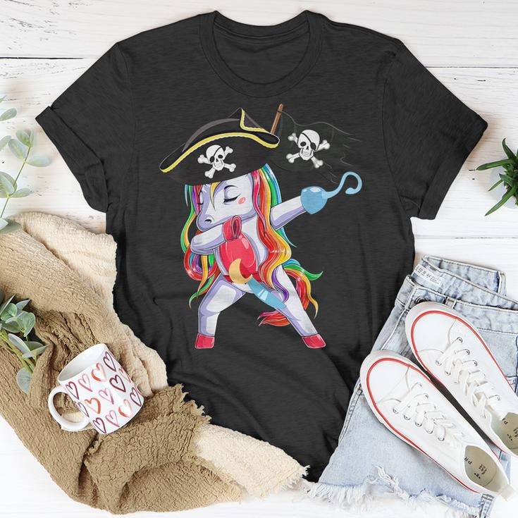 Cute Pirate Unicorn Dabbing Apparel Halloween Costume T-Shirt Unique Gifts