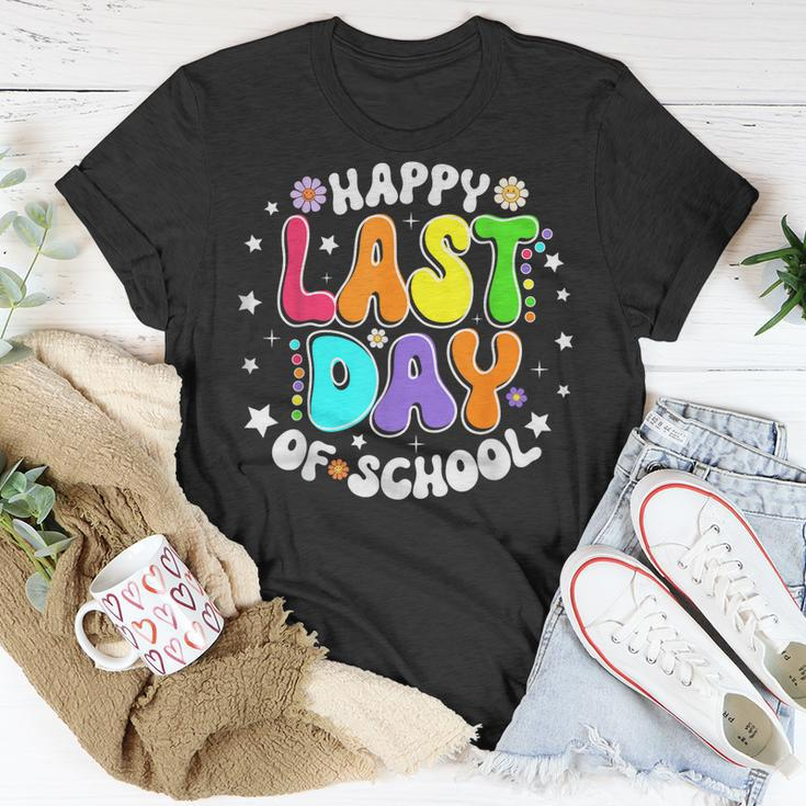 Cute Teacher Appreciation Happy Last Day Of School Teacher Unisex T-Shirt Funny Gifts