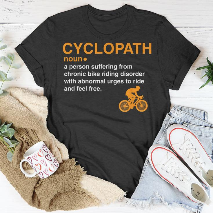 Cyclopath Dictionary Definition Cyclist Bike Riders T-Shirt Unique Gifts
